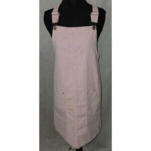 Overall Pinafore Dress Womens 2XL Pink Cotton Corduroy Classic Preppy Outdoor